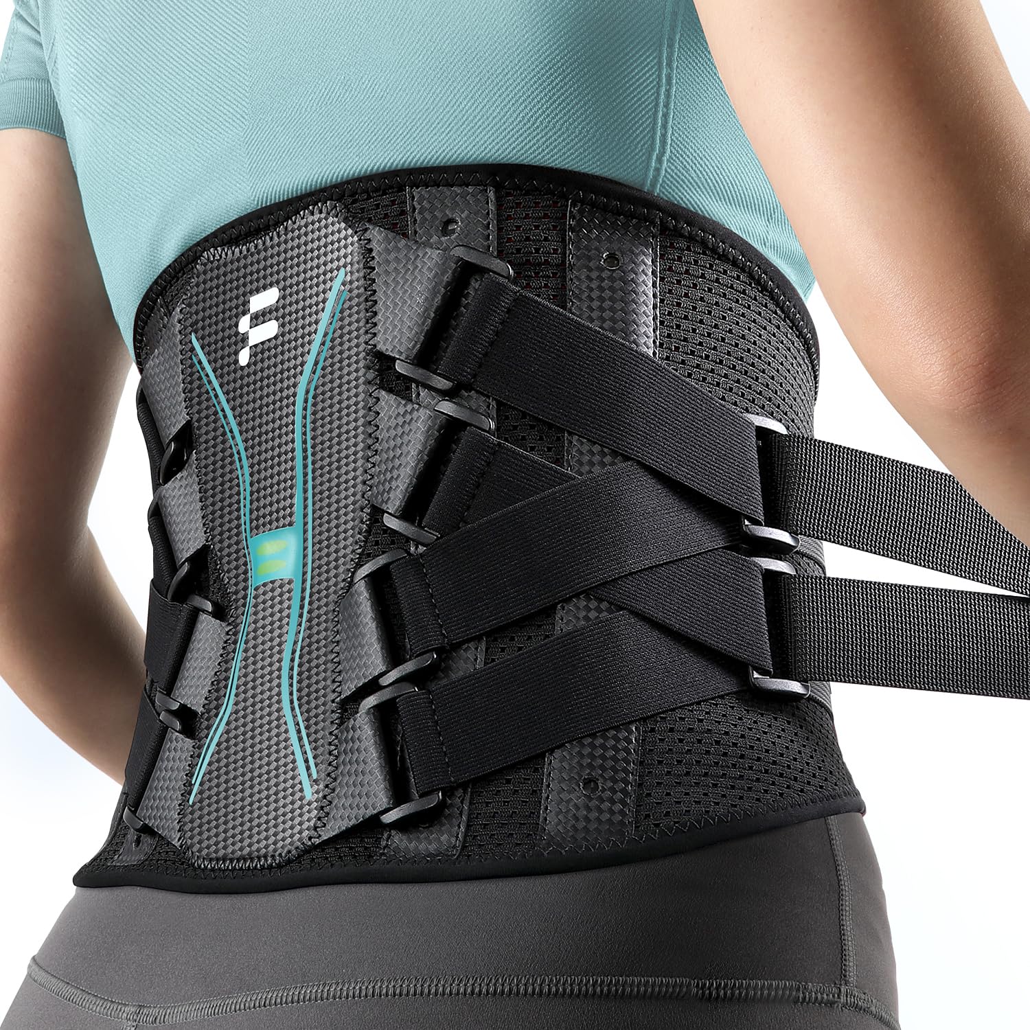 Fitomo BR8B Back Brace| Removable 3D Lumbar Support Pad