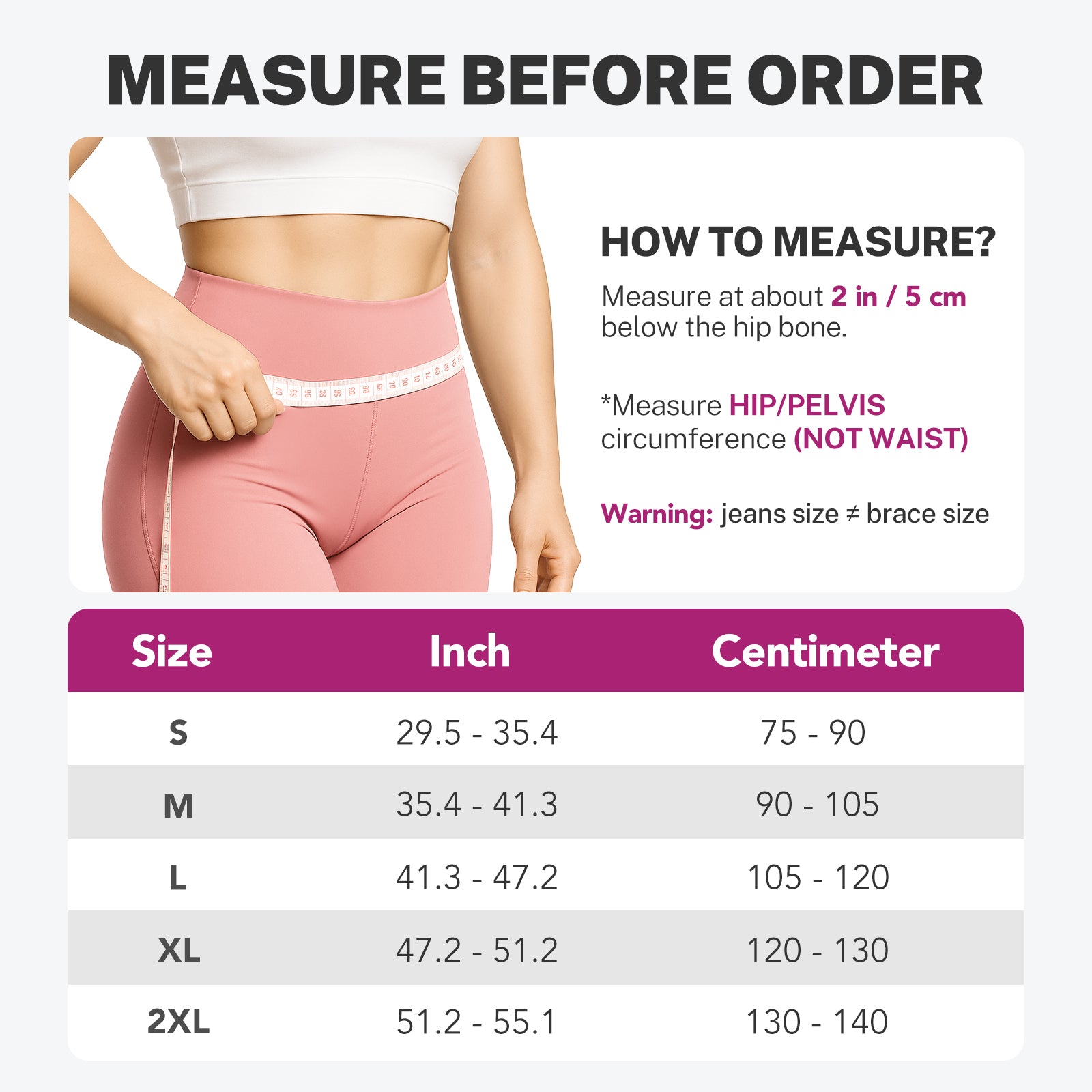 Fitomo FMHB2 Sacroiliac Belt