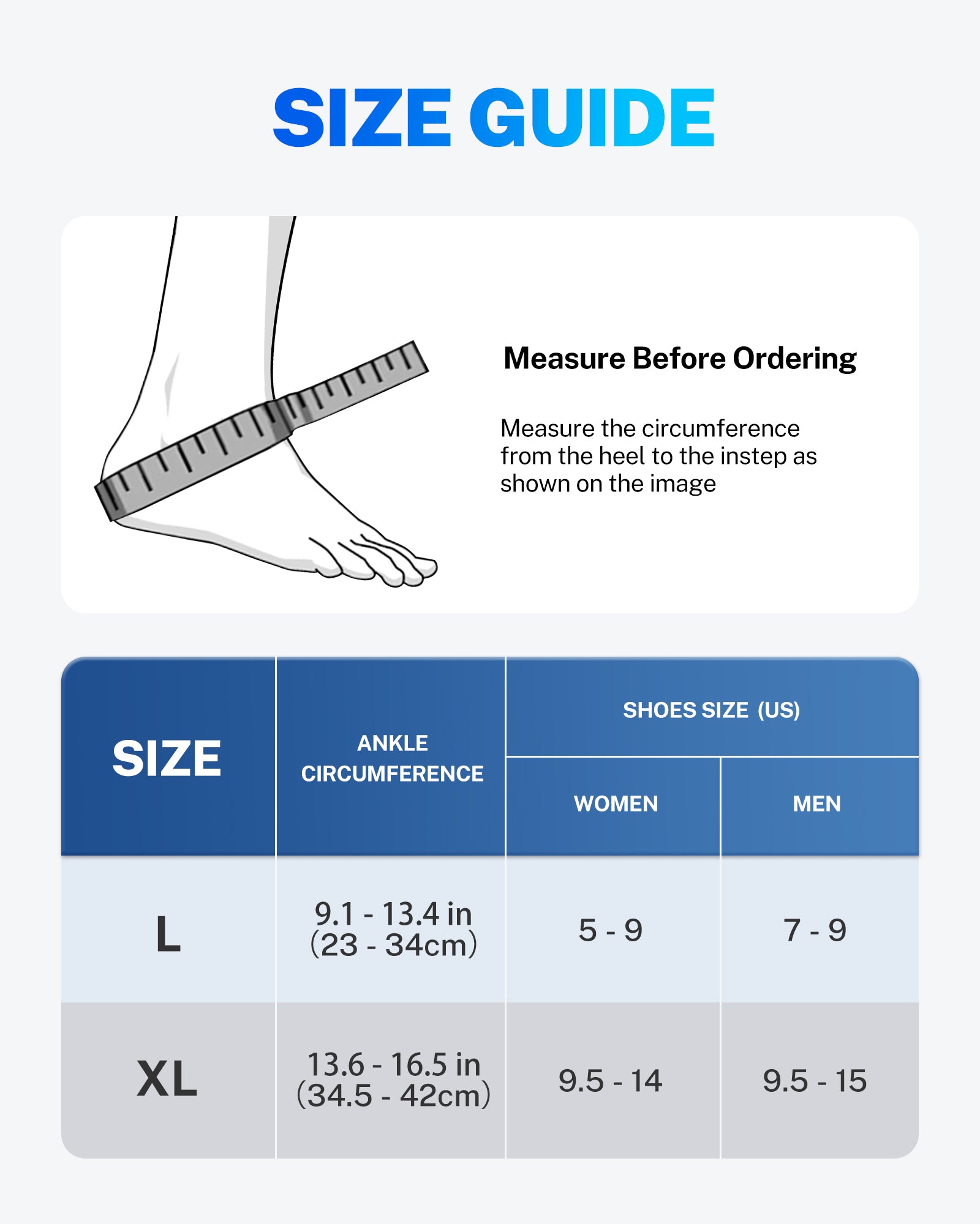 Fitomo FMFC1 Ankle Ice Pack Wrap