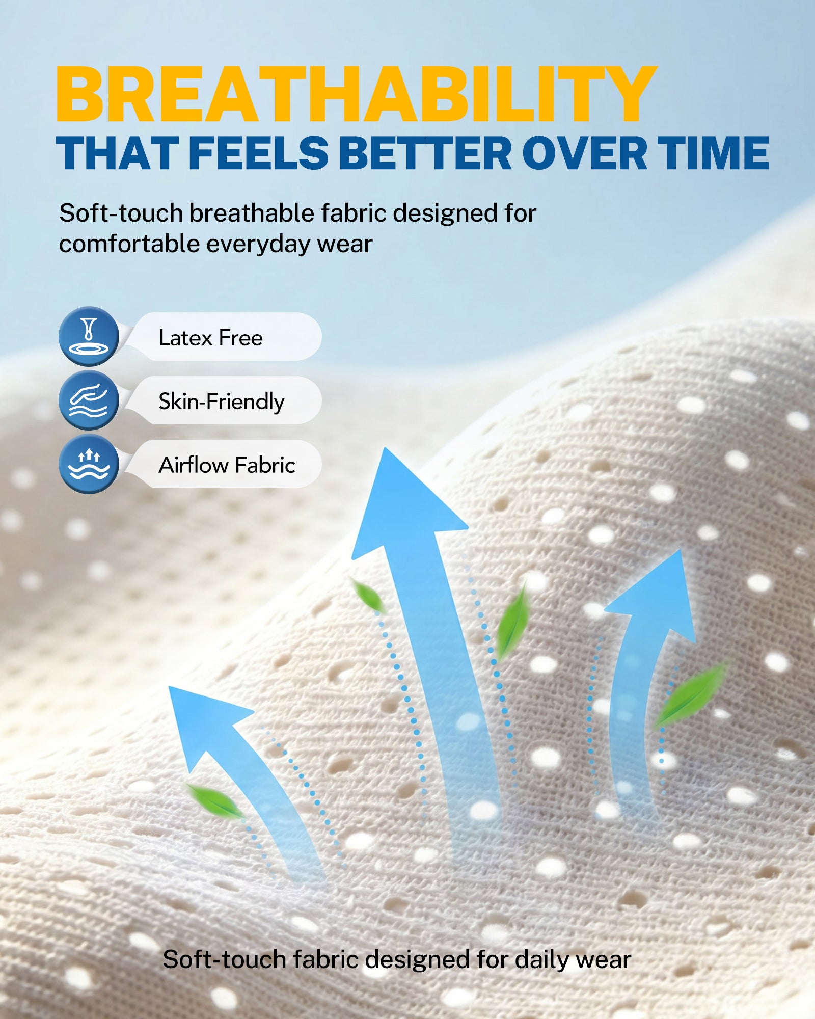 Wrist Brace with Soft-Touch Fabric, Breathable Compression Wrist Support for Daily Wear, Typing & Work, Adjustable Wrist Wrap for Mild Carpal Tunnel, Tendonitis, Arthritis & Sprains