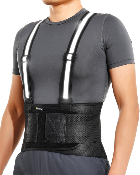 Fitomo BR5B Back Brace, Black