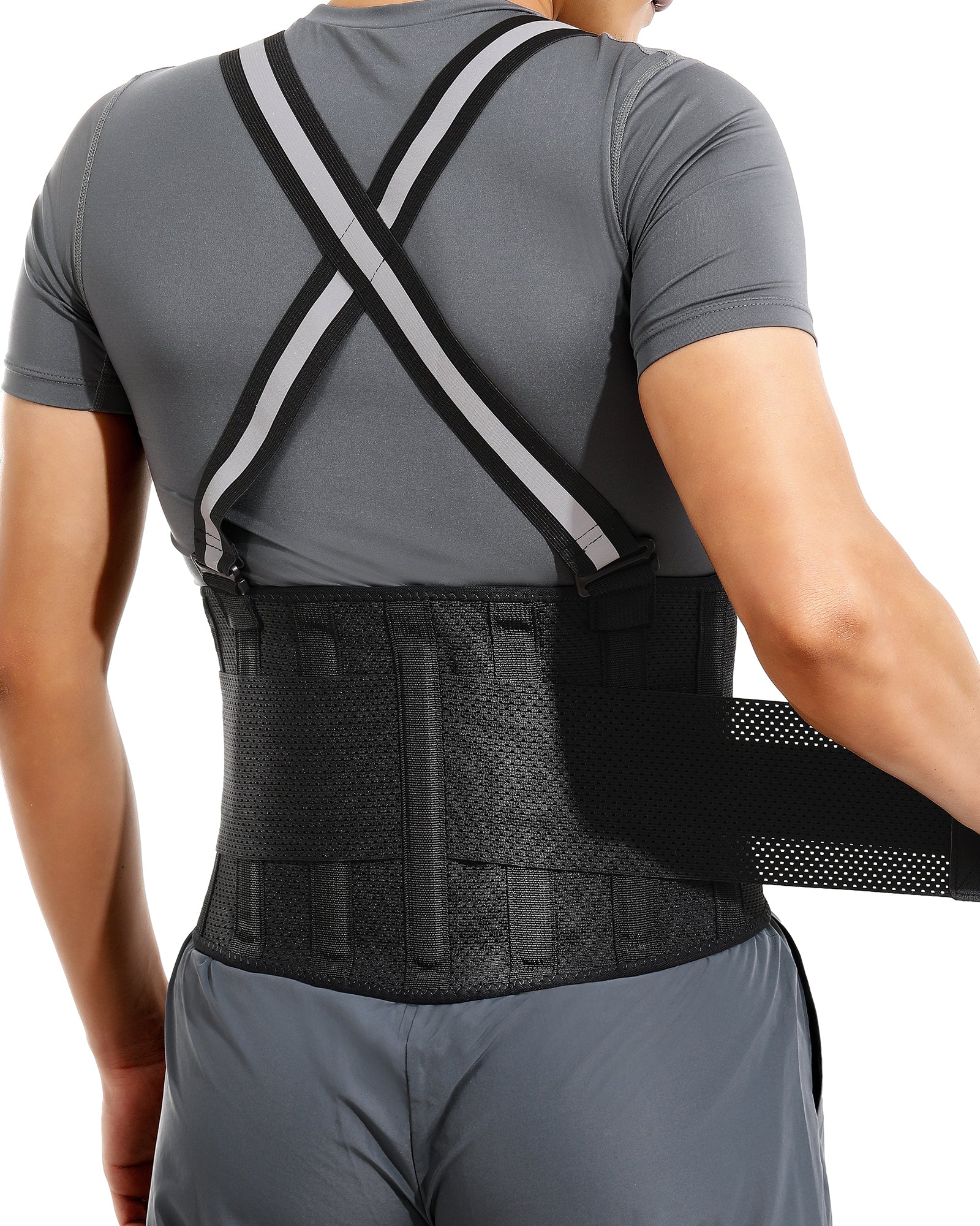 Fitomo BR5B Back Brace, Black