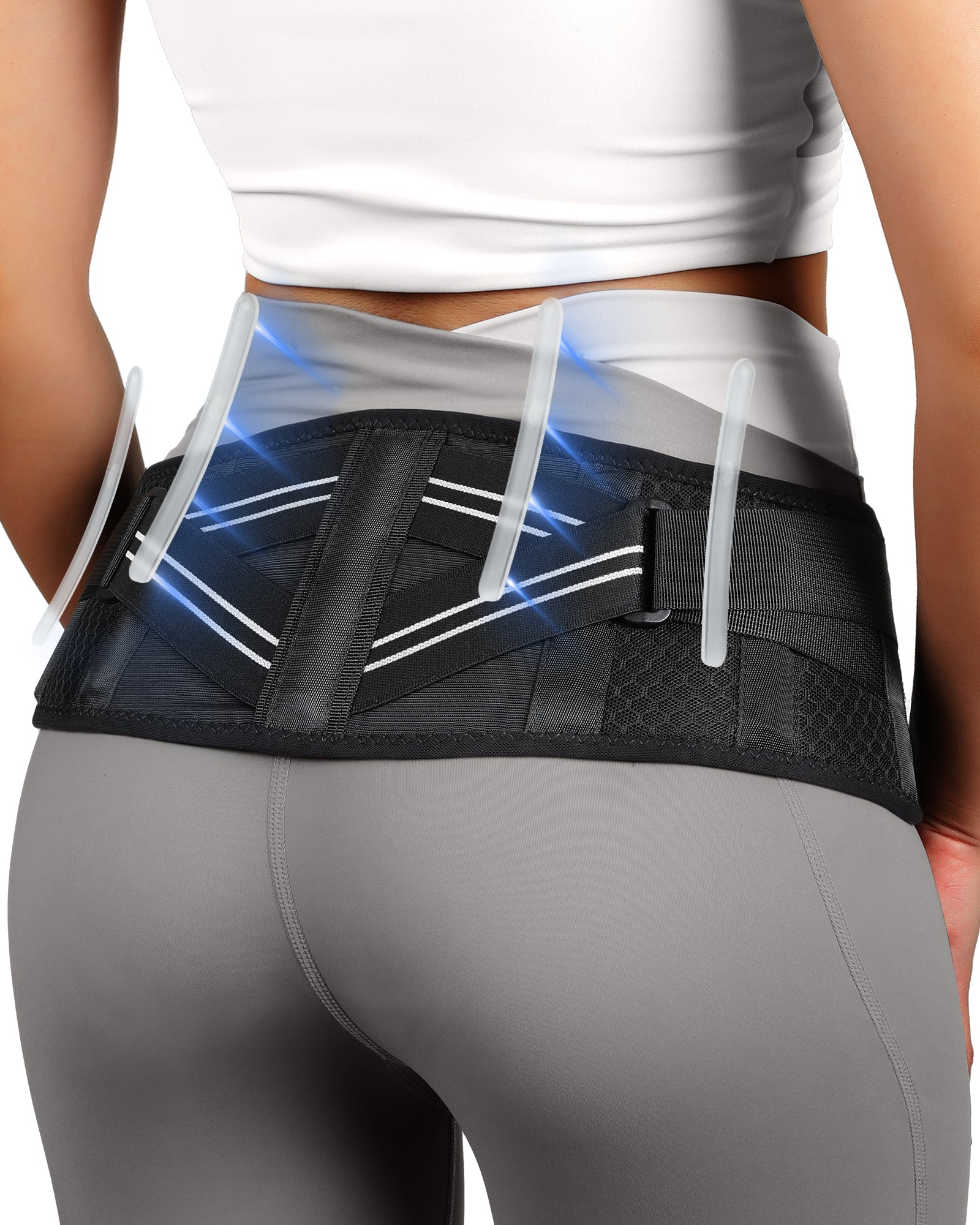 Image: Adjustable SI belt designed for pelvic support, posture alignment, sacroiliac joint support and pain relief.