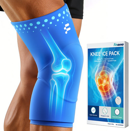 Fitomo FMKC1 Knee Ice Pack Wrap Sleeve Thickened Core for Knee Pain