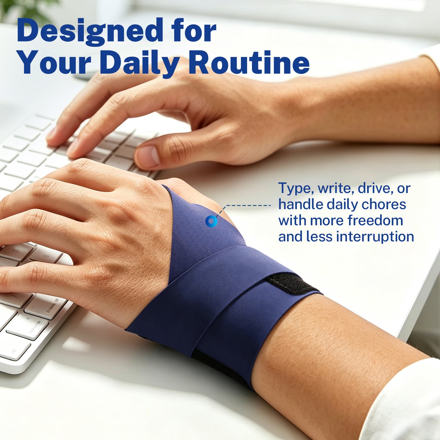 Fitomo FMWB11 Wrist | Brace Helps Keep Wrist Naturally Straight