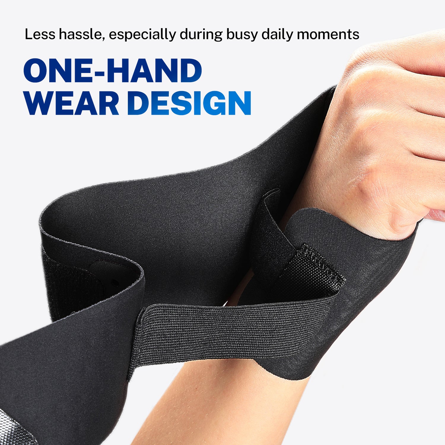 Fitomo FMWB5 Ultra Thin Carpal Tunnel Wrist Brace, Black