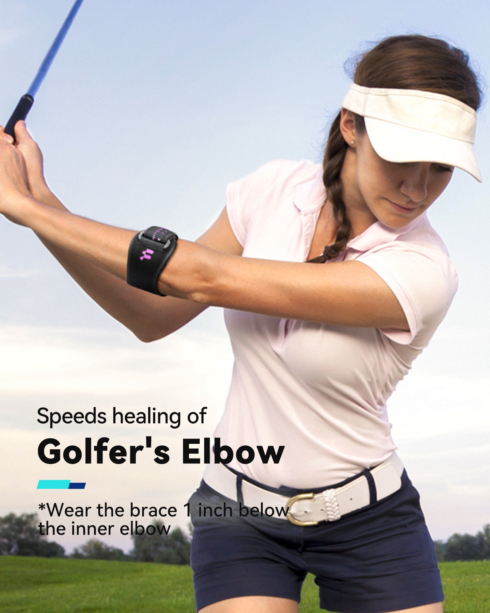 Fitomo SEP3 Elbow Brace, Violet