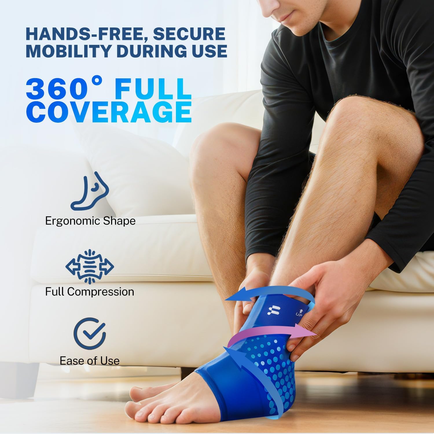 Fitomo FMAC1 Ankle Ice Pack Wrap