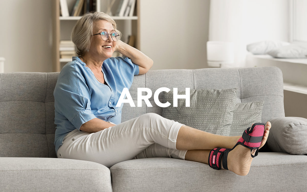 Plantar fasciitis arch support insoles for foot pain relief—orthotic compression designed for heel spurs, flat feet, or running comfort.